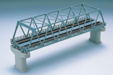 Tomytec X030515 - 1:150 - Fachwerkbrücke, zweigleisig - blau